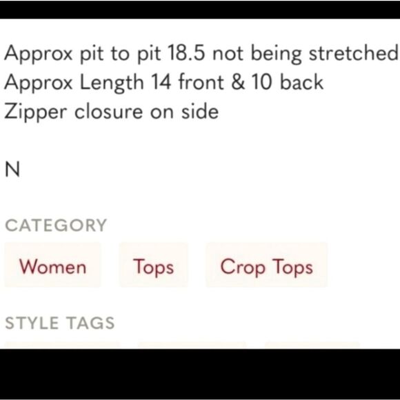 NWT Ashley Stewart orange off shoulder crop top knot detail - Picture 8 of 8